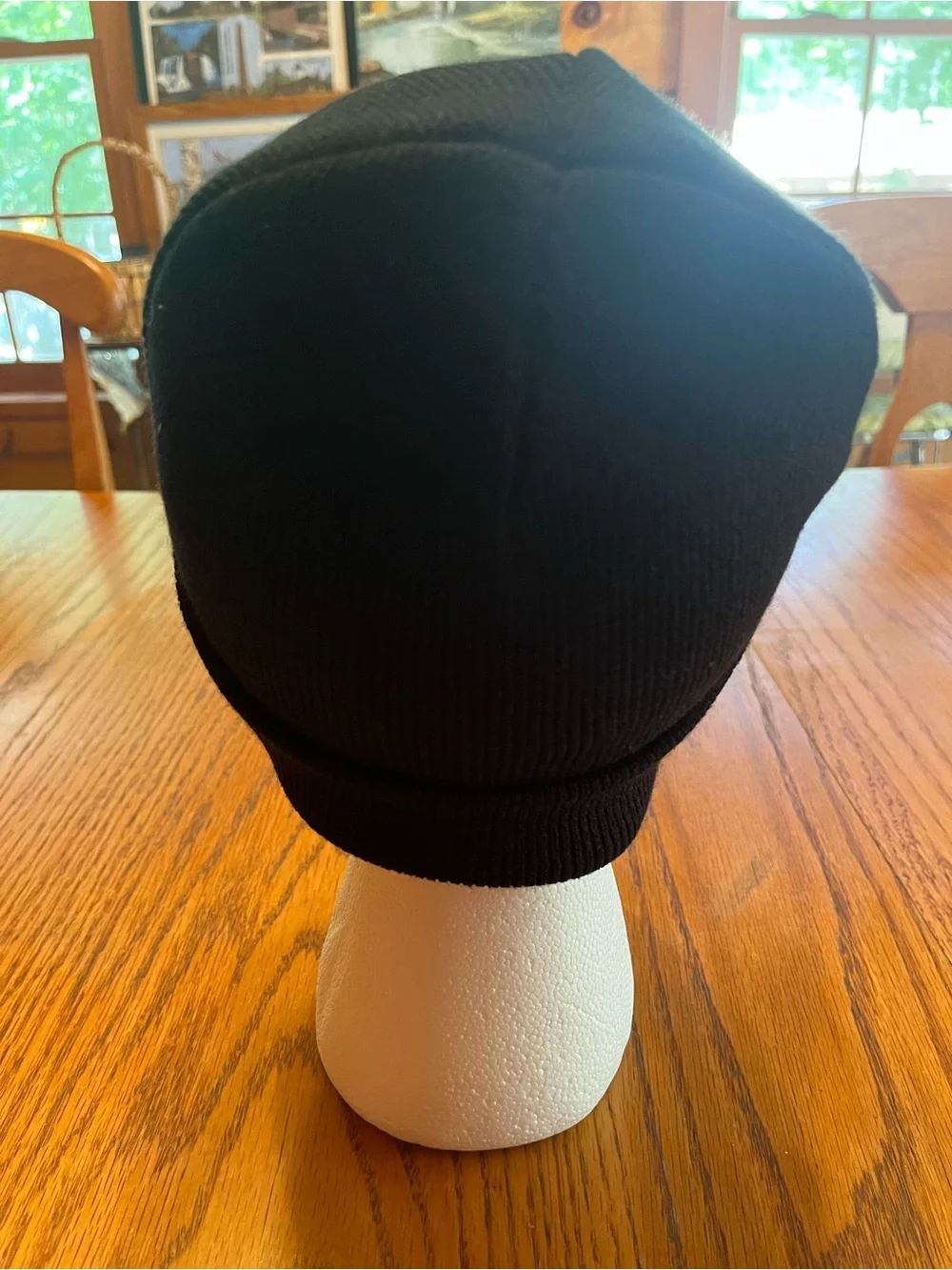 Black Beanie Hat with Rechargeable Head light New without tags